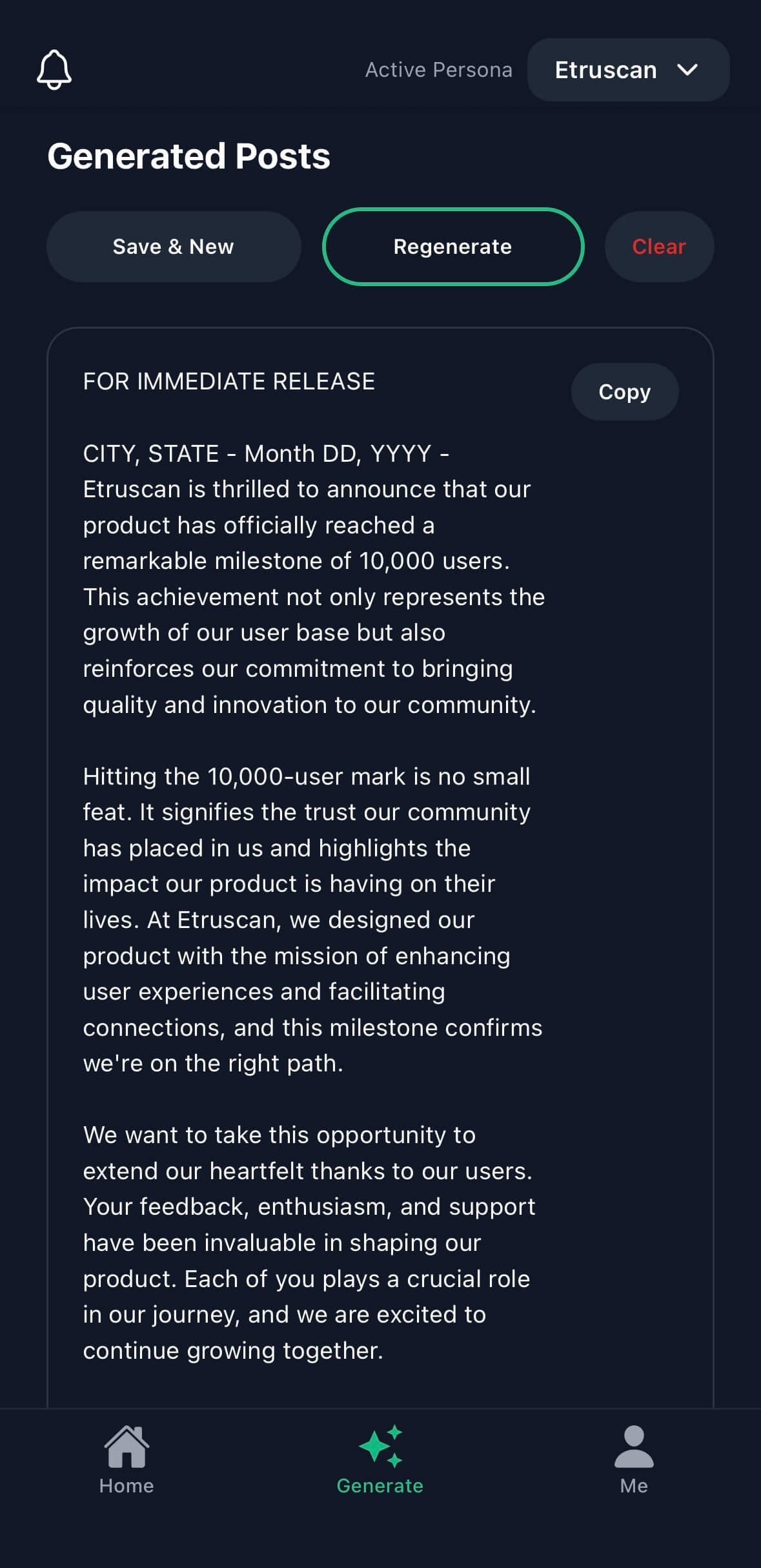 Professional content without the robotic tone